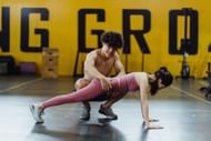 Wall push-up exercise makes you ready for other variations. (Image via Pexels/ Ketut Subiyanto)